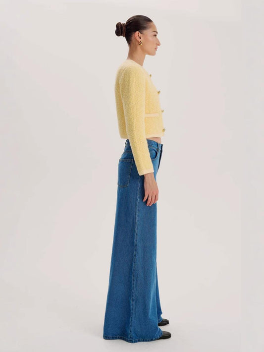 Pantaloni „Retro Wide Flow”