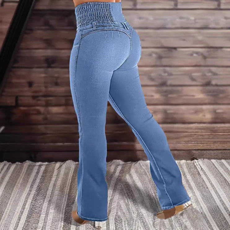 Pantaloni „Corset Button Fit”