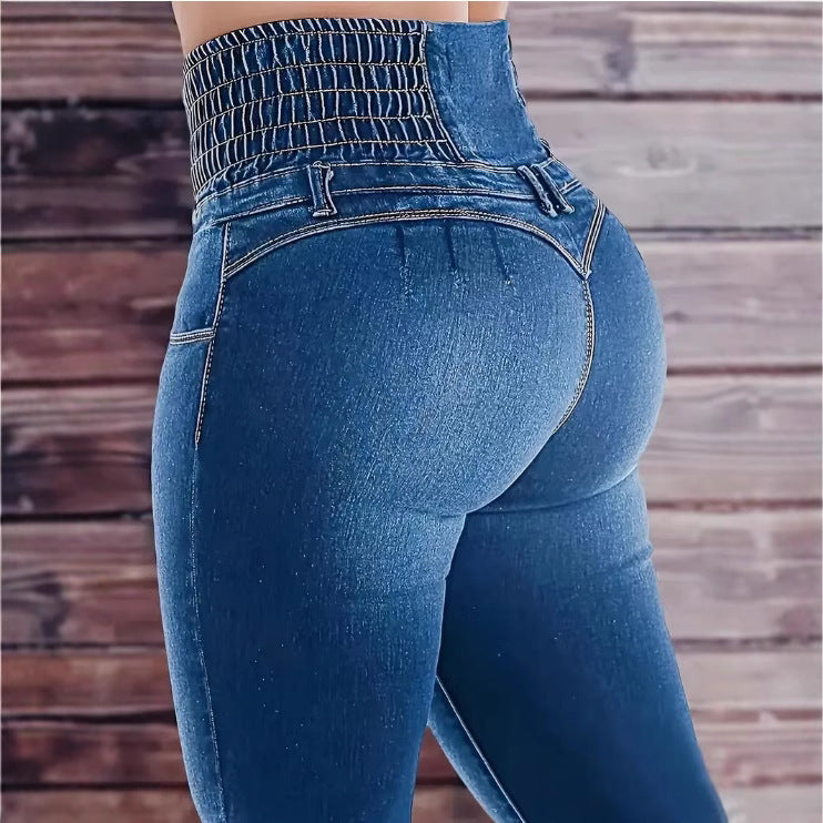 Pantaloni „Corset Button Fit”