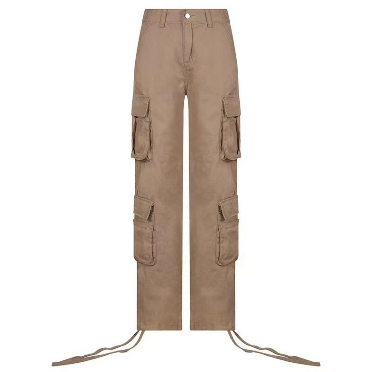 Pantaloni „Utility Chic Brown”