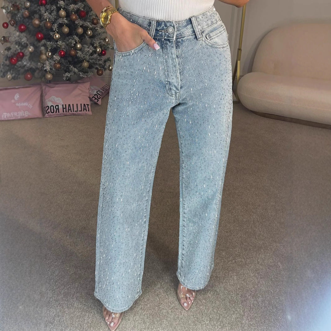 Pantaloni „Glam Sparkle High Street”