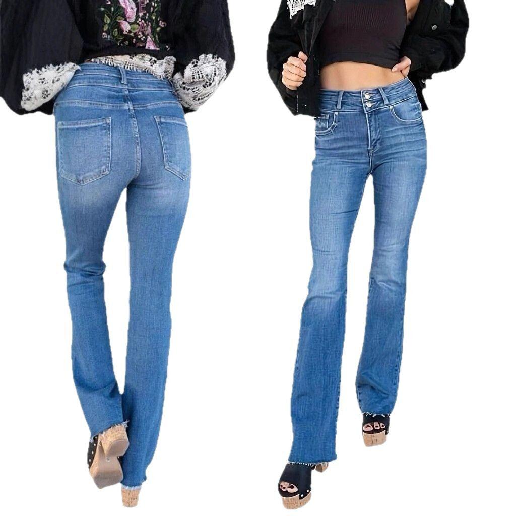 Pantaloni „Double Button Fit”