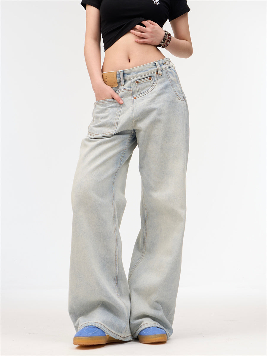 Pantaloni „Retro Cloudy Wash”