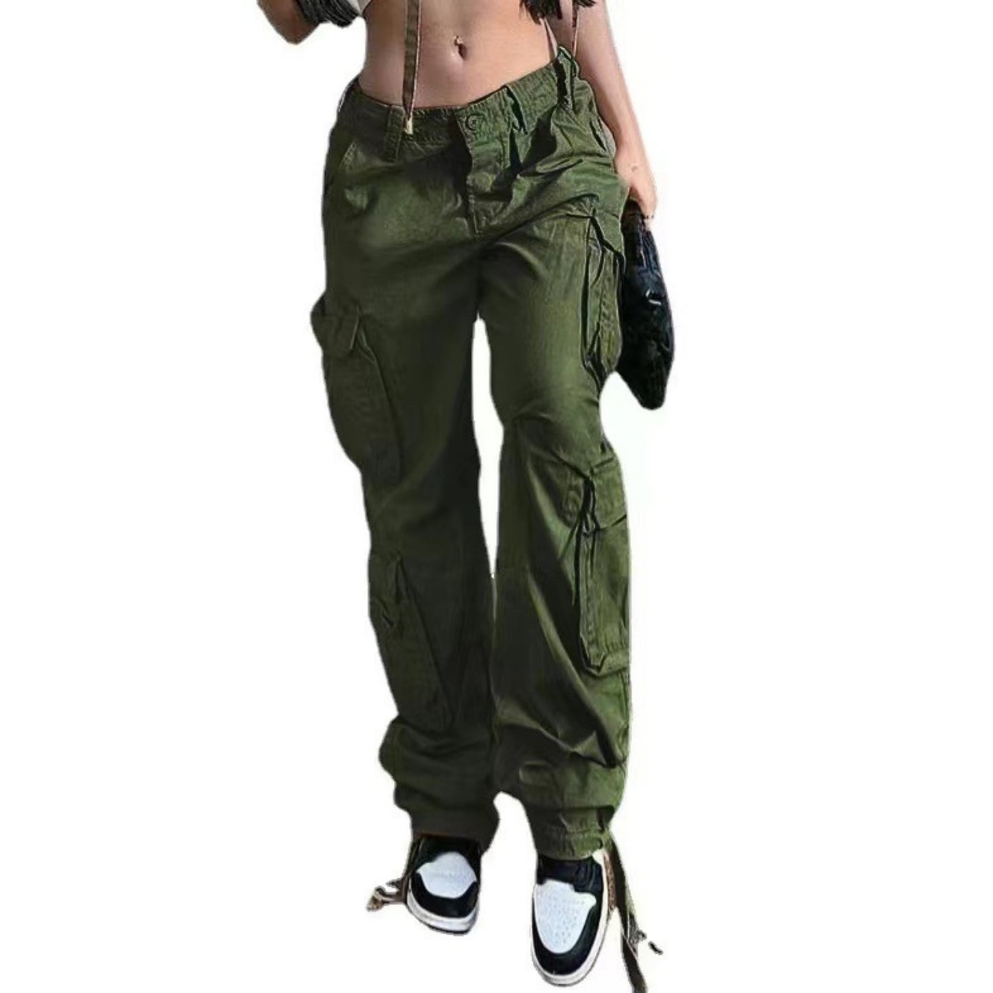 Pantaloni „Utility Chic Brown”