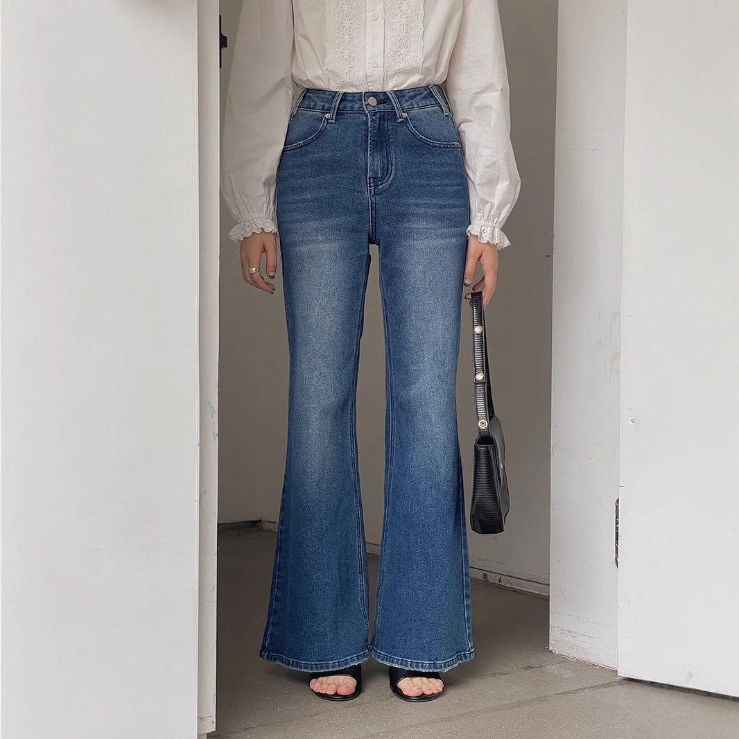 Pantaloni „Talie Înaltă Urban Chic”