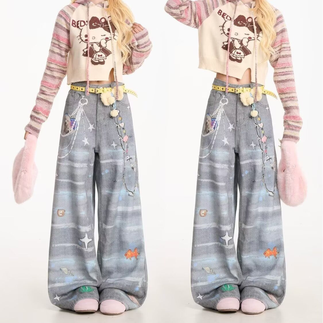 Pantaloni „Efectul Cute-Rebel”