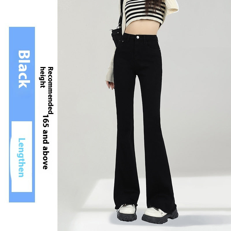Pantaloni „Black Sleek Flare”