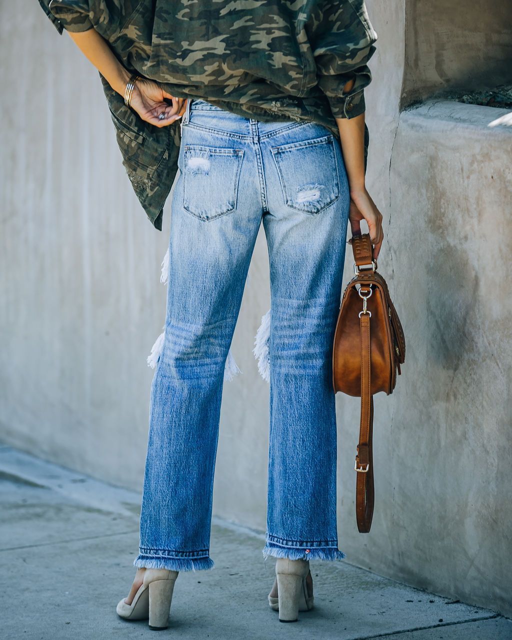 Pantaloni „Ripped Rebel Edge”
