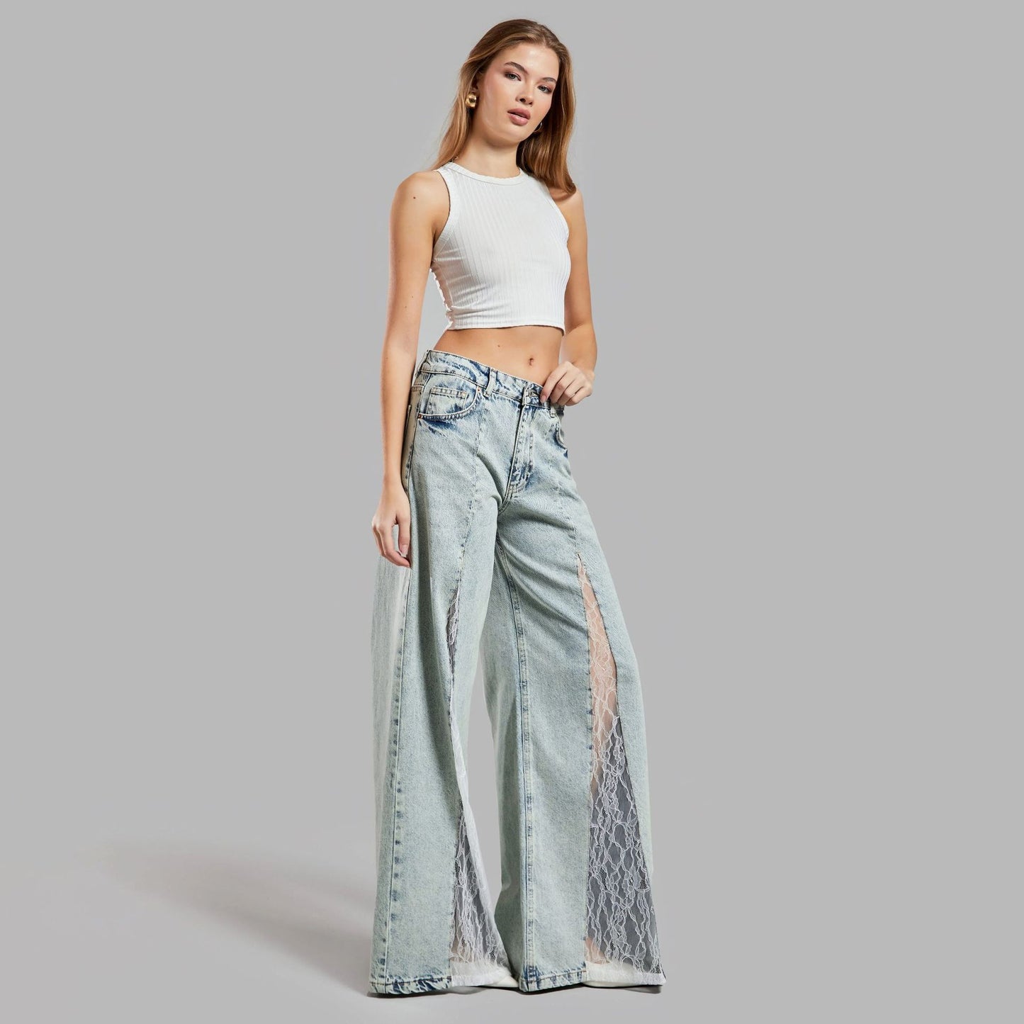Pantaloni "Lace Rebel"