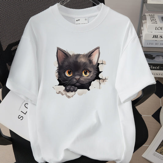 Tricou „Pisica Curioasă”