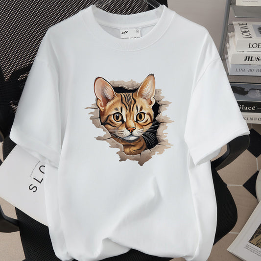 Tricou „Pisica Curioasă”