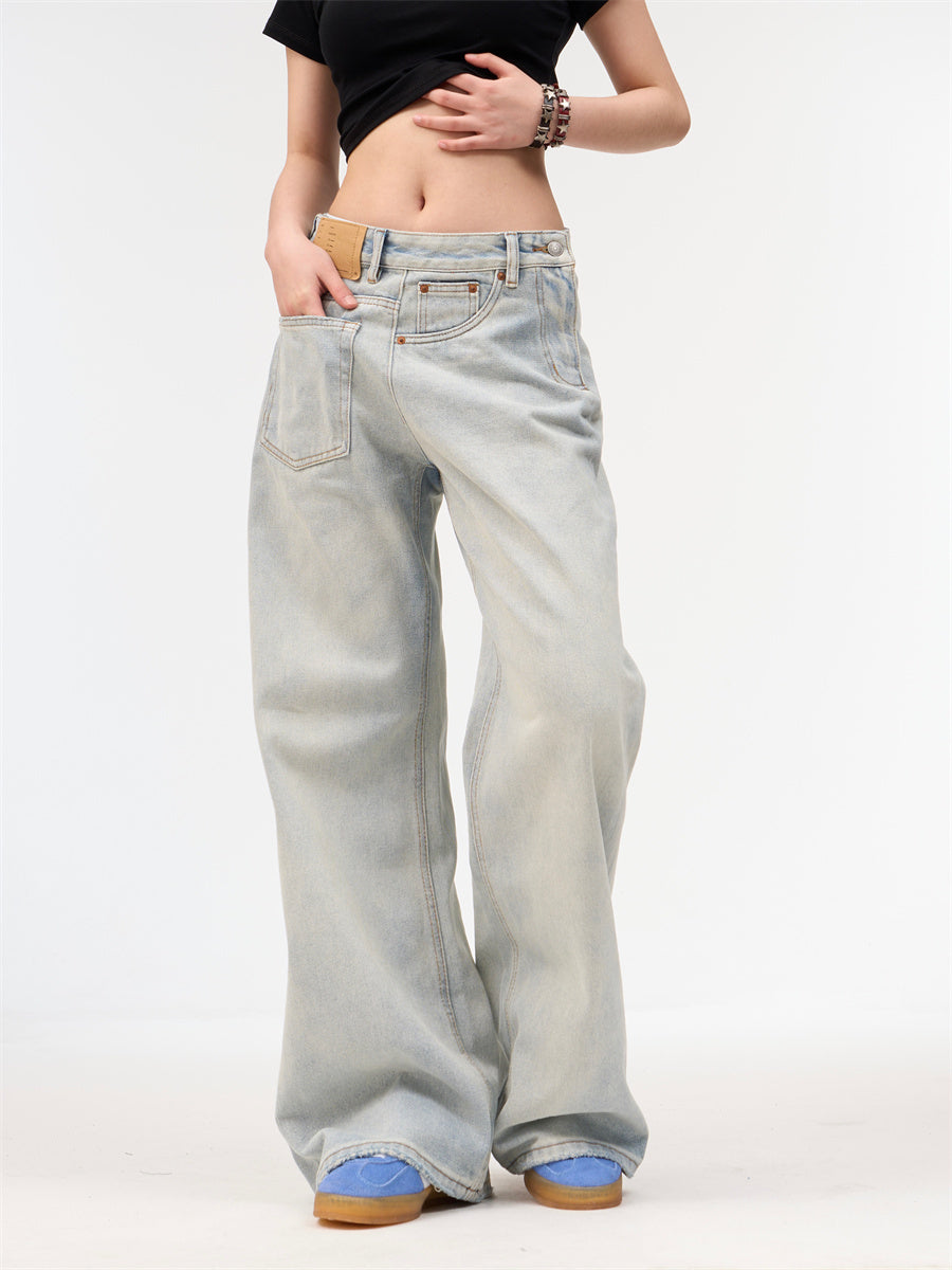 Pantaloni „Retro Cloudy Wash”