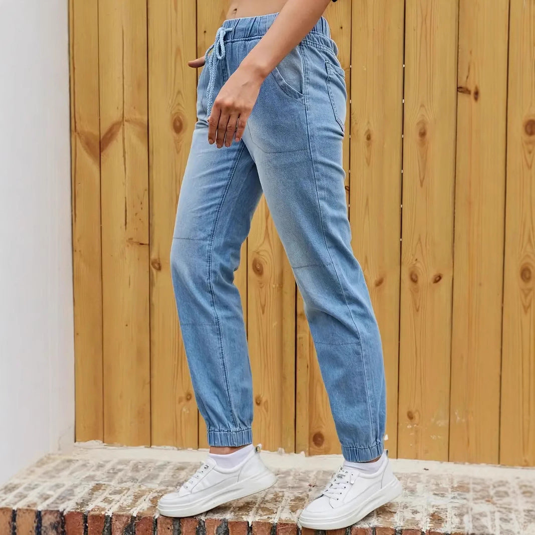 Pantaloni „Soft Fit Denim Jogger”