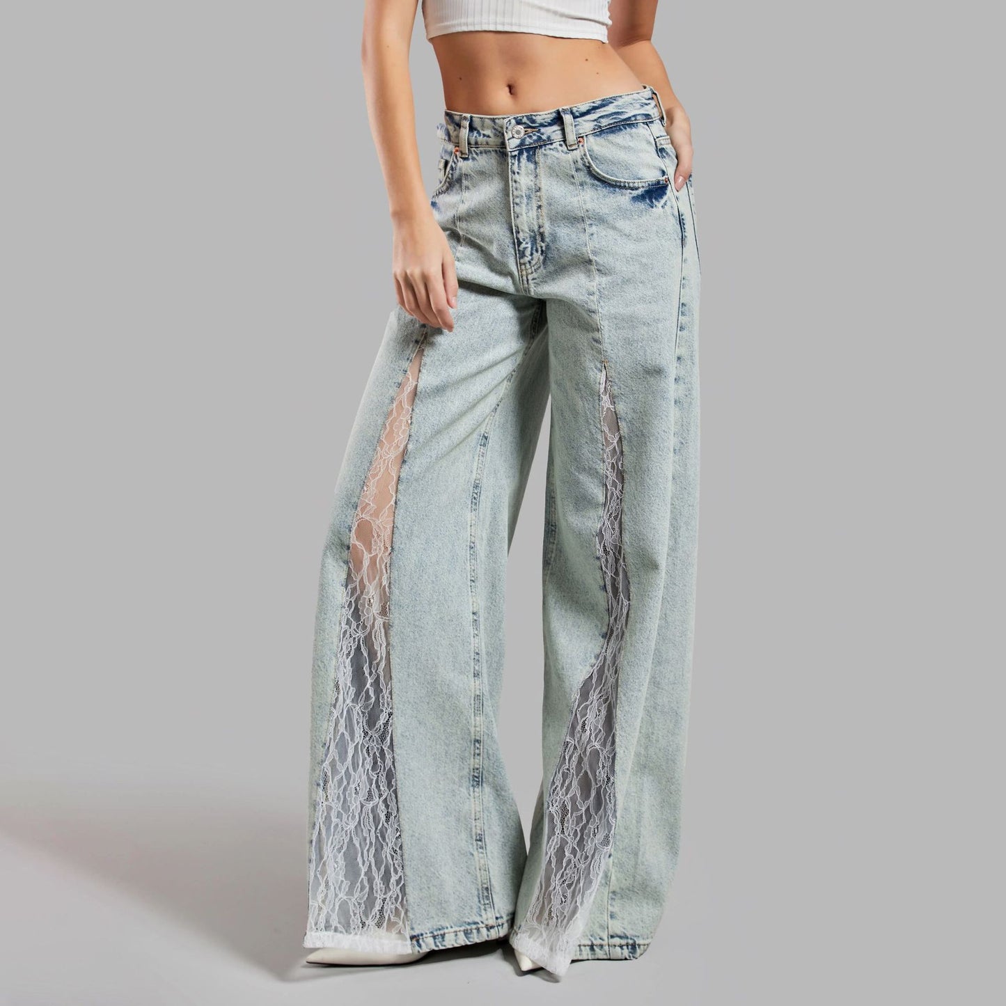 Pantaloni "Lace Rebel"
