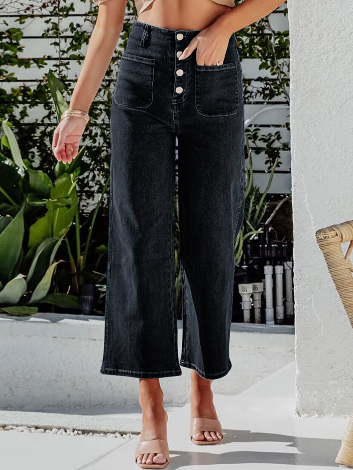 Pantaloni "Golden Button"