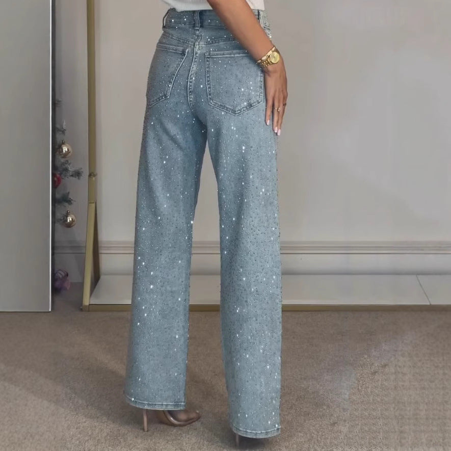 Pantaloni „Glam Sparkle High Street”