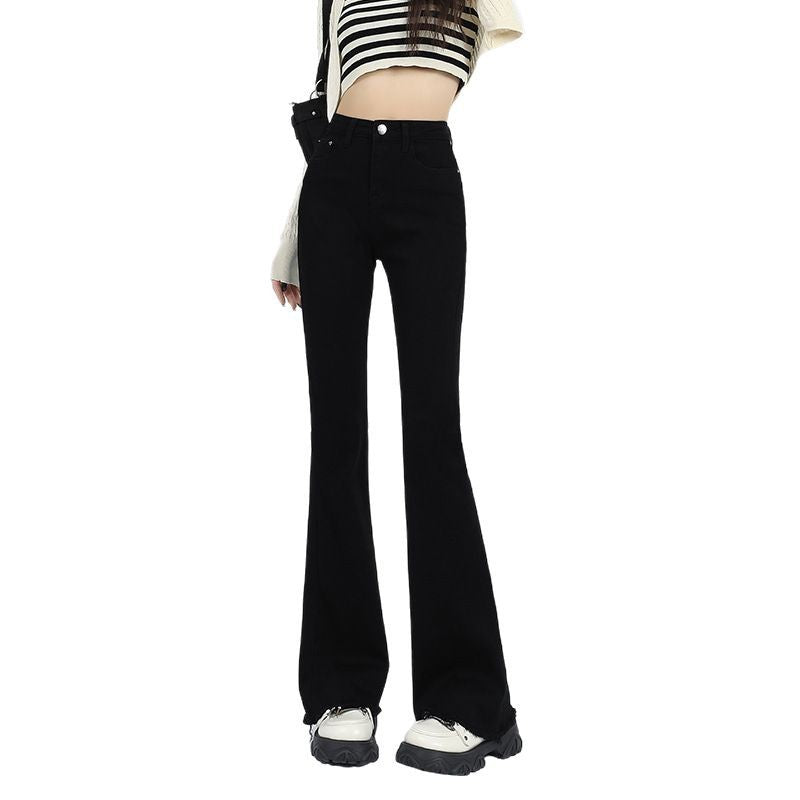 Pantaloni „Black Sleek Flare”
