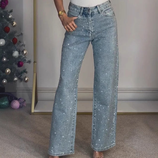 Pantaloni „Glam Sparkle High Street”