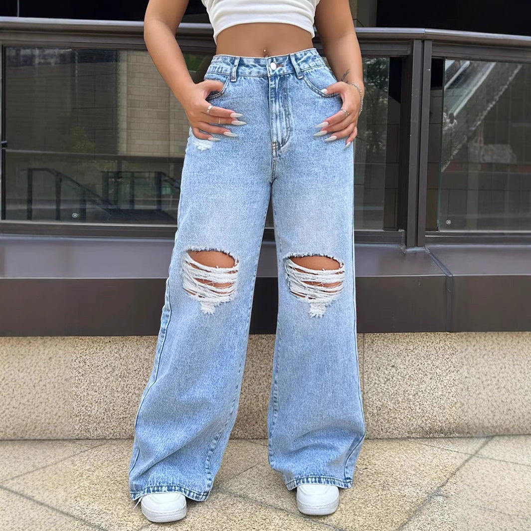 Pantaloni „Ripped Street Vibe”