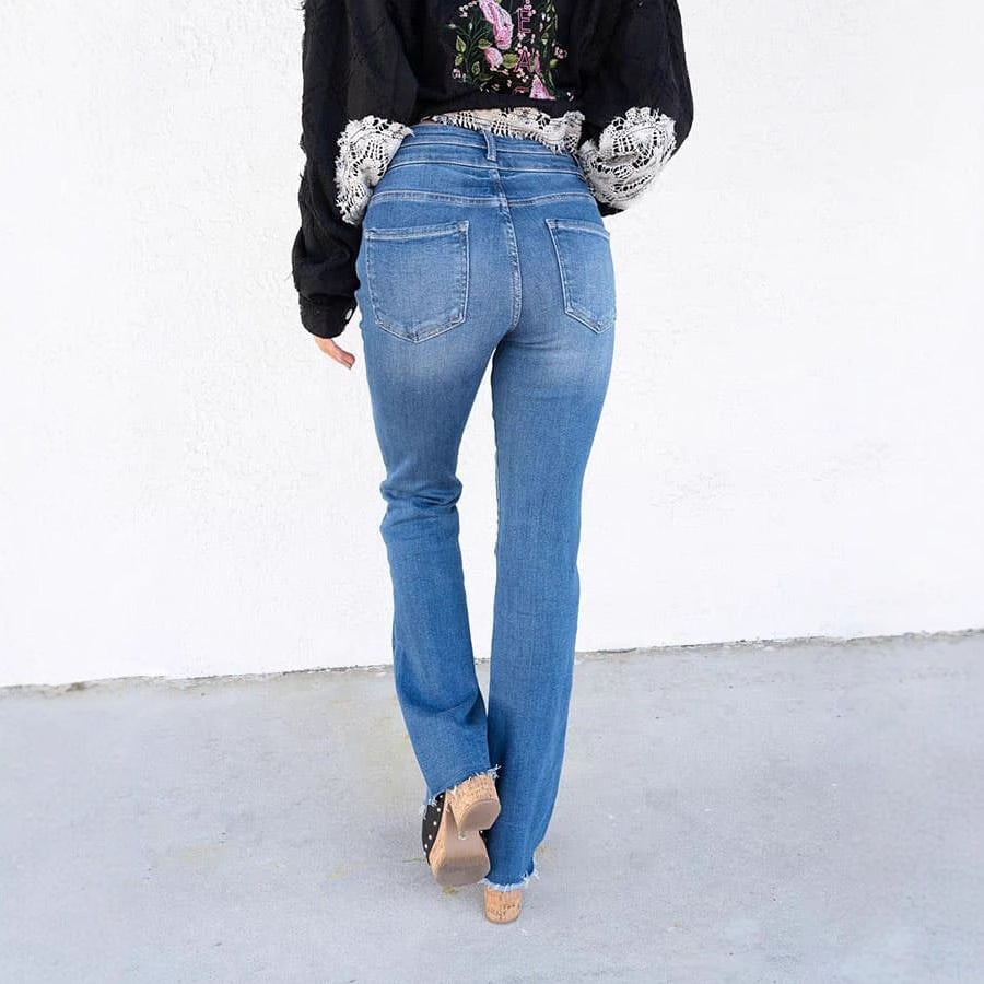 Pantaloni „Double Button Fit”