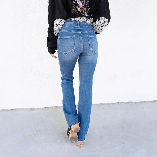 Pantaloni „Double Button Fit”