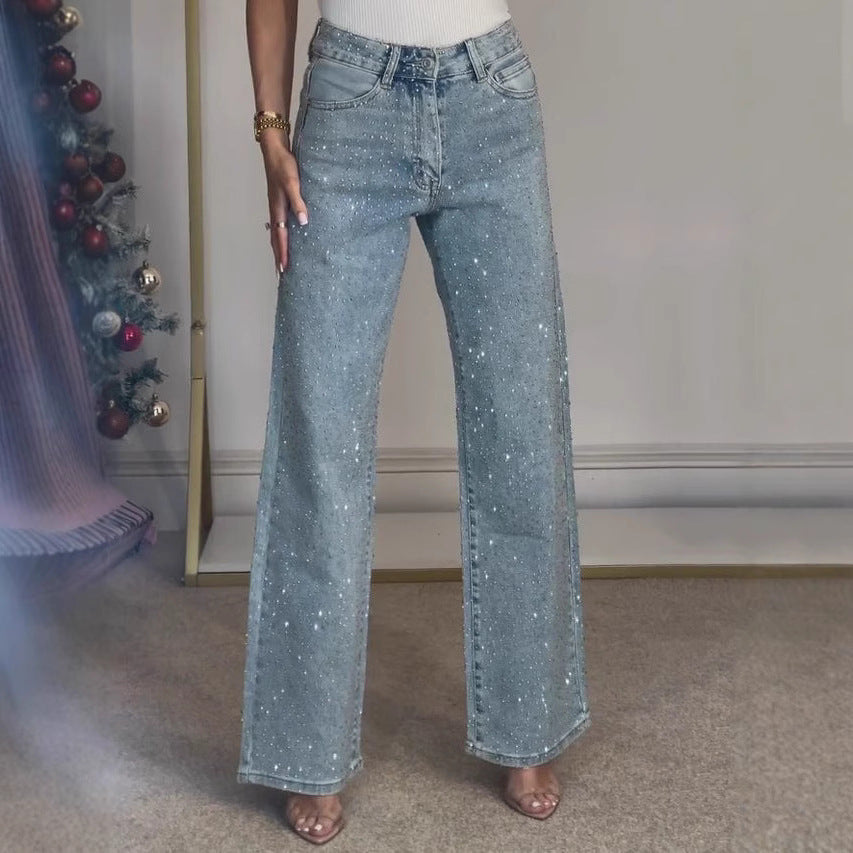 Pantaloni „Glam Sparkle High Street”