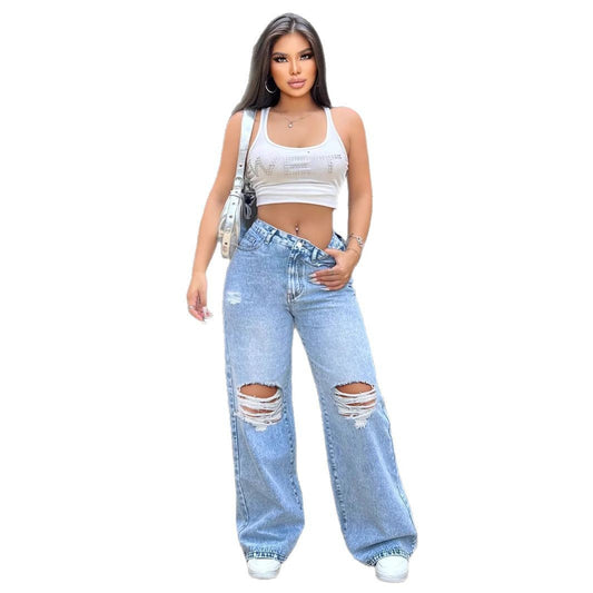 Pantaloni „Ripped Street Vibe”