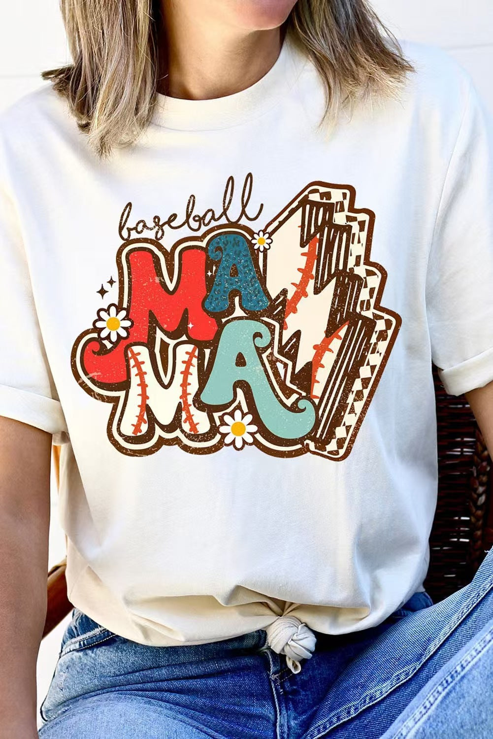 Tricoul „Baseball Mama”