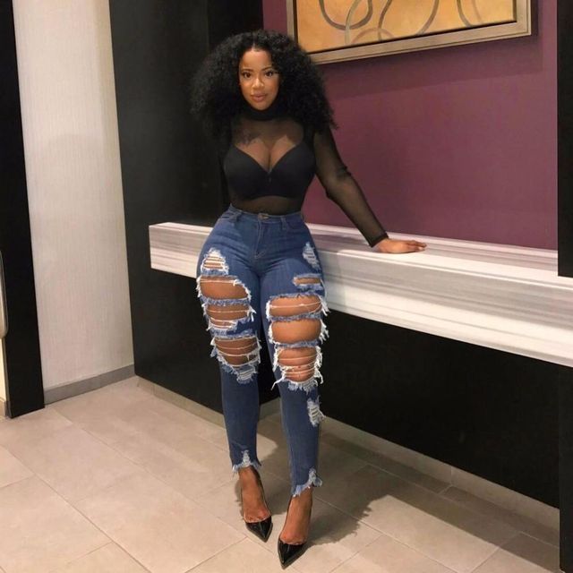 Pantaloni "Ripped Diva"