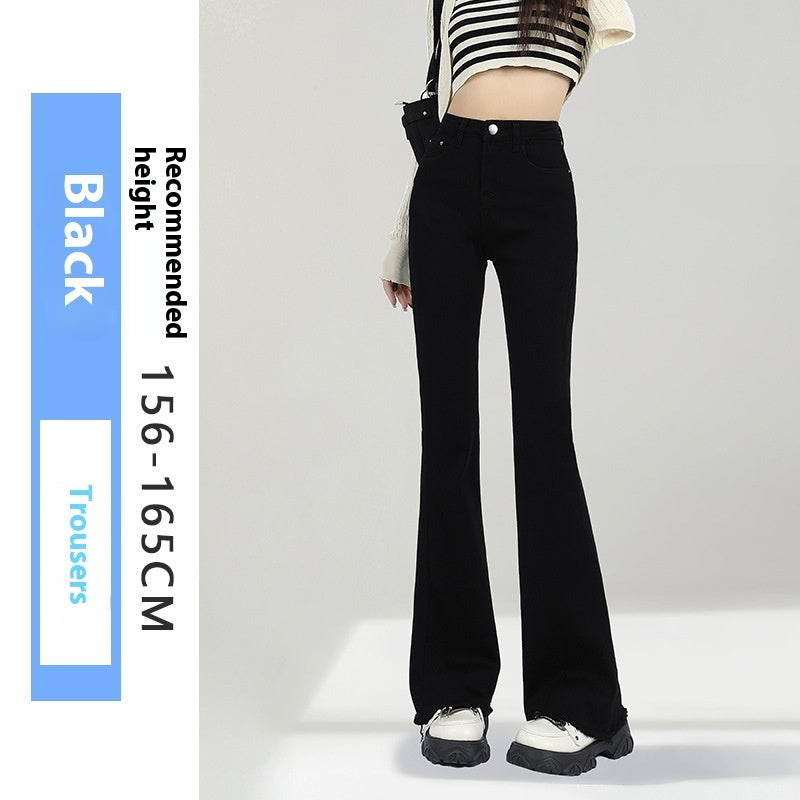 Pantaloni „Black Sleek Flare”