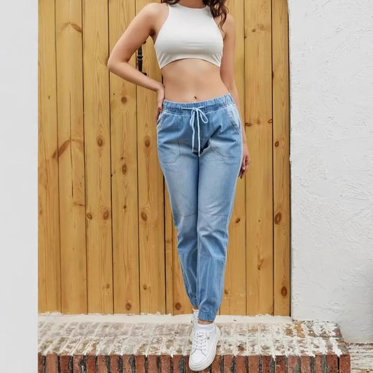 Pantaloni „Soft Fit Denim Jogger”