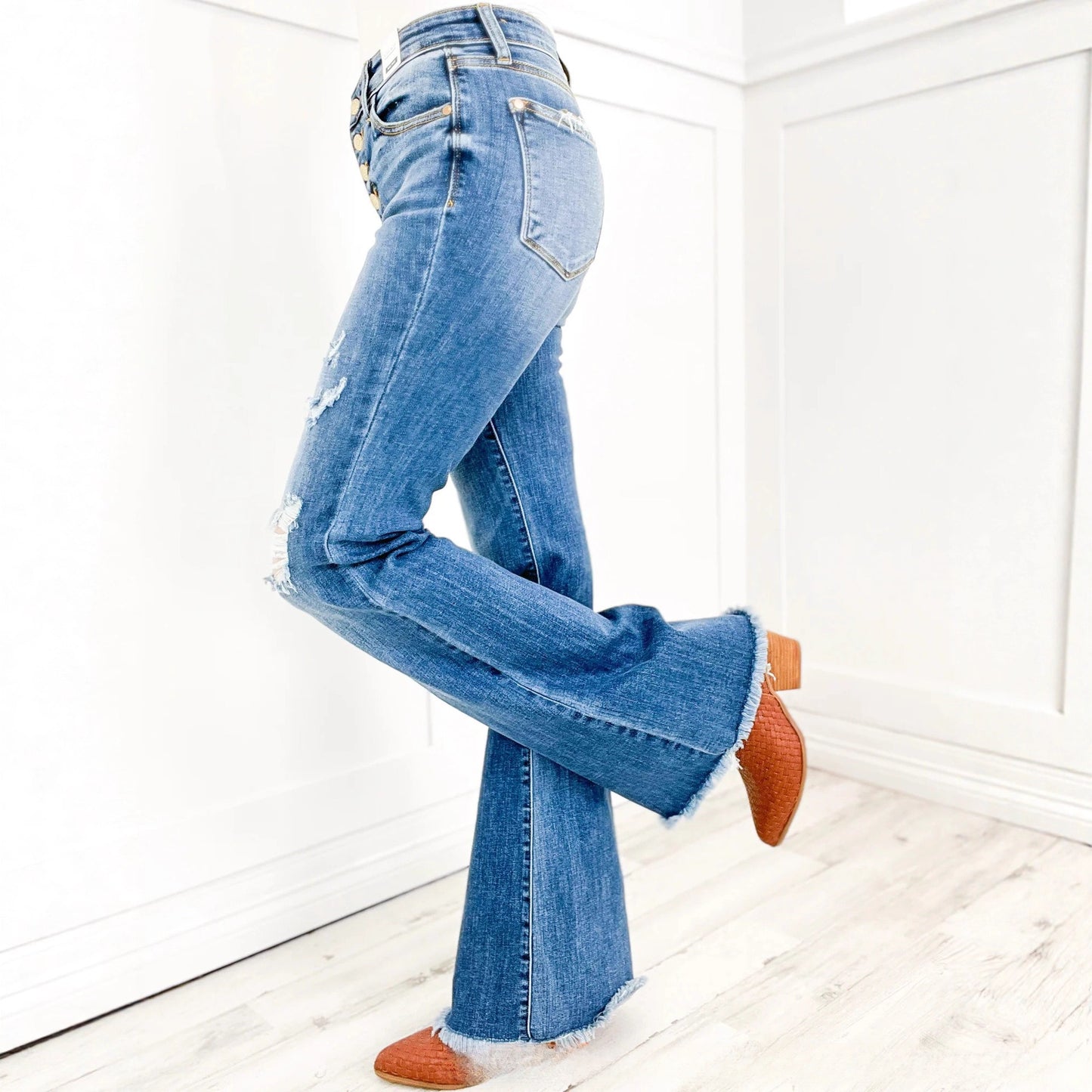 Pantaloni „Talie de Vis”