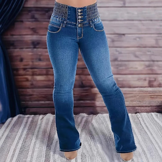 Pantaloni „Corset Button Fit”