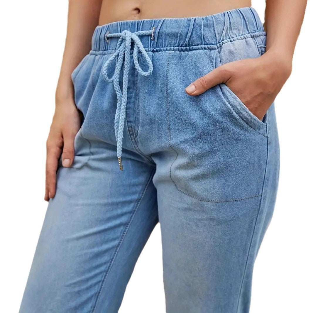Pantaloni „Soft Fit Denim Jogger”