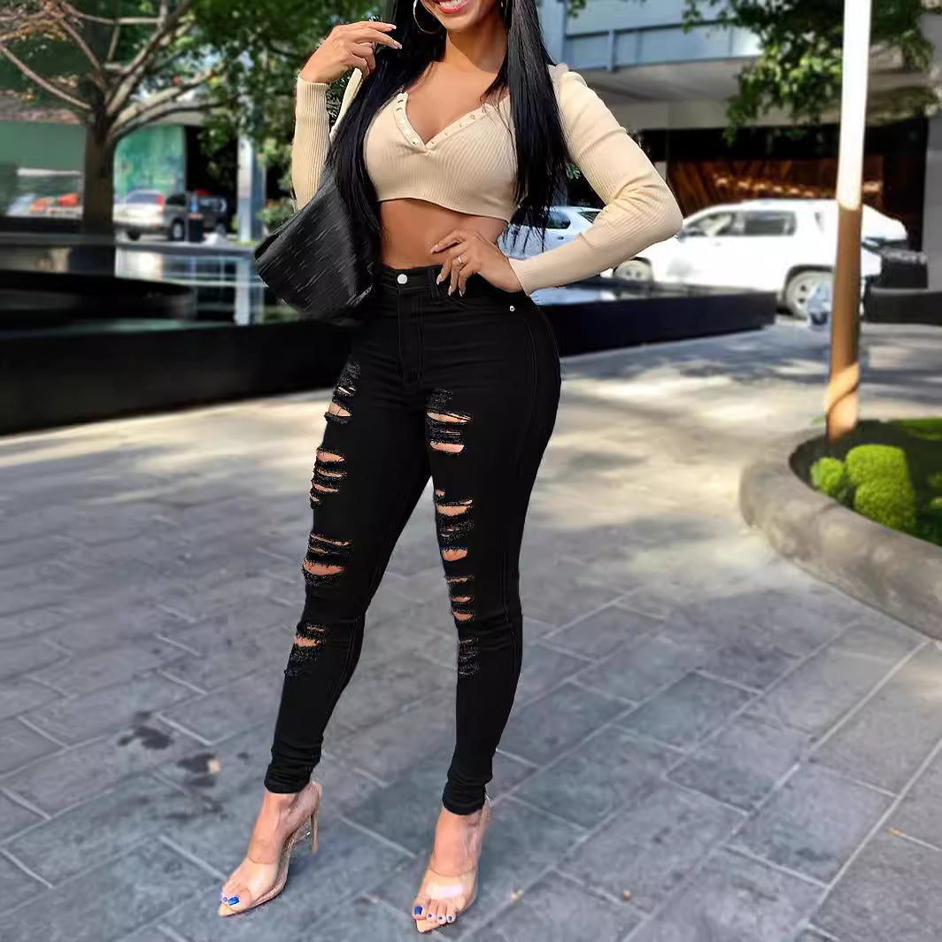 Pantaloni „Bad Girl Vibes”